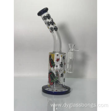 Novel Glass Bongs with Hand Drawn Baroque Pattern​